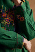 Gulzaar green long shirt