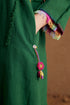 Gulzaar green yoke dress