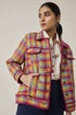 Gulzaar multicolor smocked jacket