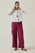 Gulzaar pink cargo pants