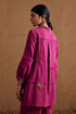 Gulzaar pink high low shirt