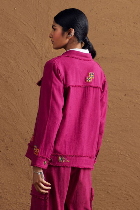 Gulzaar pink jacket