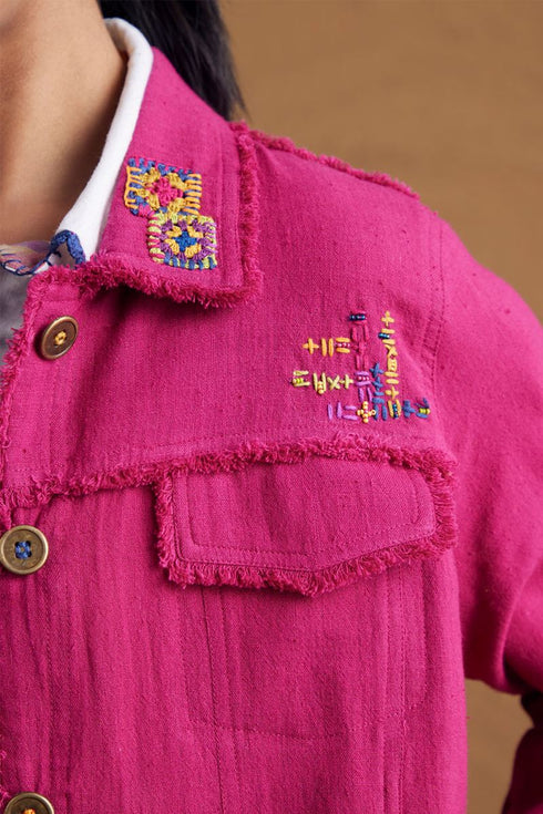 Gulzaar pink jacket