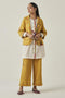 Gulzaar yellow frayed pants
