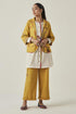 Gulzaar yellow frayed pants