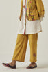 Gulzaar yellow frayed pants