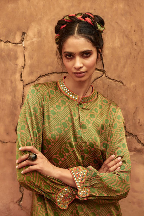 Haldi Nashpal green co-ord set