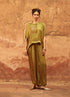 Haldi Nashpal green cowl co-ord set