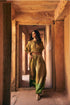 Haldi Nashpal green dress with embroidered belt