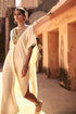 Haldi Nashpal ivory V neck long kaftan set