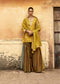Haldi Nashpal multicolor short kurti Sharara set