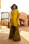 Haldi Nashpal yellow and green Sharara set