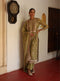 Halfmoon olive green kurta set
