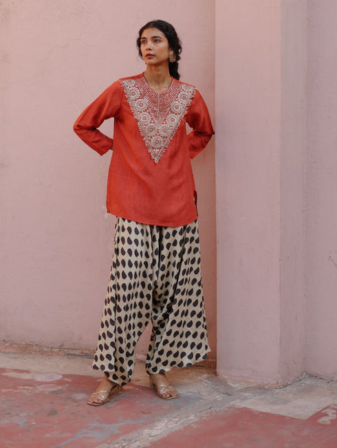 Halfmoon red co-ord set