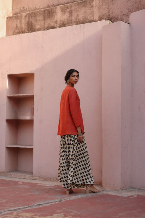 Halfmoon red co-ord set