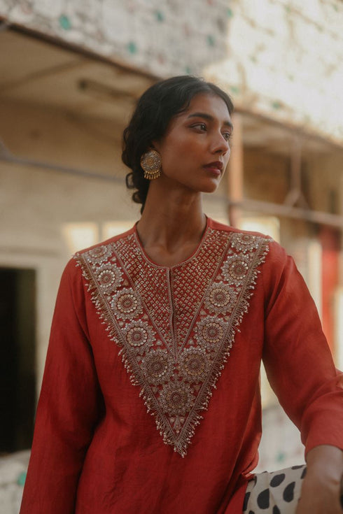 Halfmoon red co-ord set