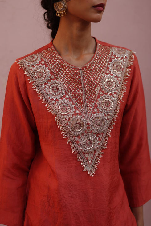 Halfmoon red co-ord set