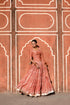 Hawa Mahal orange lehenga set