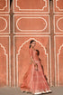 Hawa Mahal orange lehenga set
