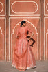 Hawa Mahal orange lehenga set