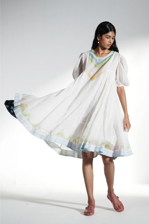 Heather white dress