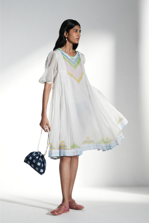 Heather white dress