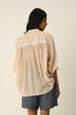 Helenae beige oversize shirt