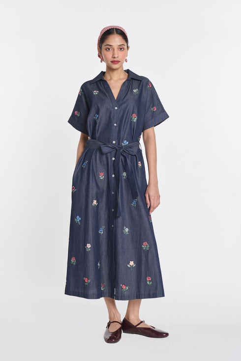 Hemlock embroidered dress