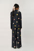 Hezhangensis embroidered wide-leg jeans