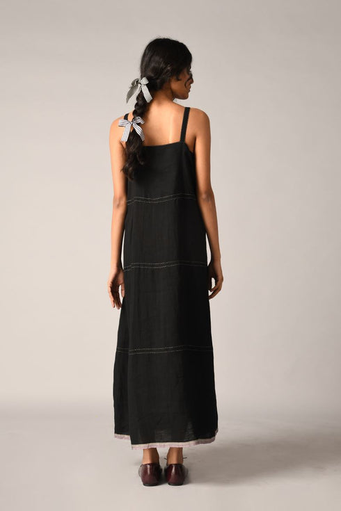 Hulthemia strap black dress
