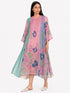 Multicolor printed dress