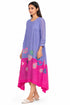 Lavender and pink floral dress