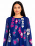 Blue applique dress