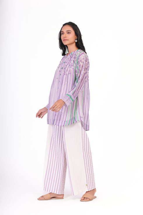 Poeme ivory shirt top