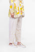 Cotton embroidered pants