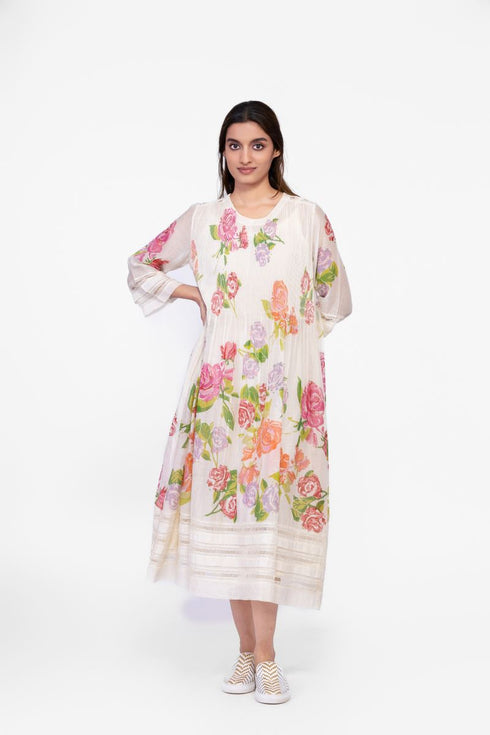 Cotton printed dress