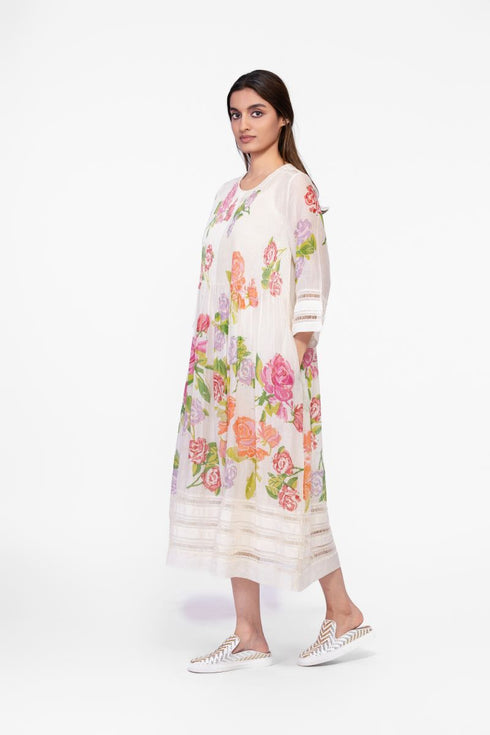 Cotton printed dress