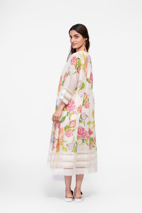 Cotton printed dress