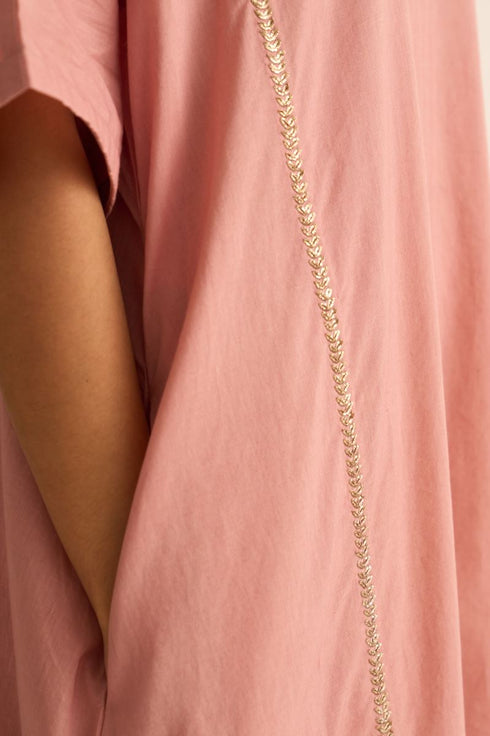 Iksha albela old rose kurta with pants