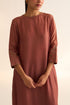Iksha palash rosewood kurta with pants