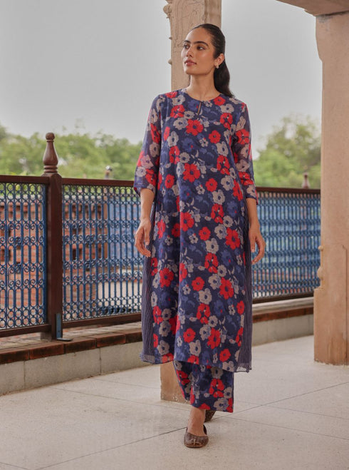 Indigo bloom co-ord set