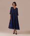 Indigo echo dress
