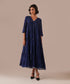 Indigo echo dress