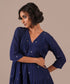 Indigo echo dress