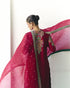 Ipsa maroon kurta set