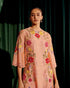 Iris apricot multi color floral kurta with pants