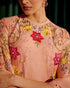 Iris apricot multi color floral kurta with pants