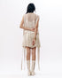 Ivory chikankari crop jacket set