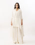 Ivory embroidered cape set