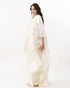 Ivory embroidered cape set